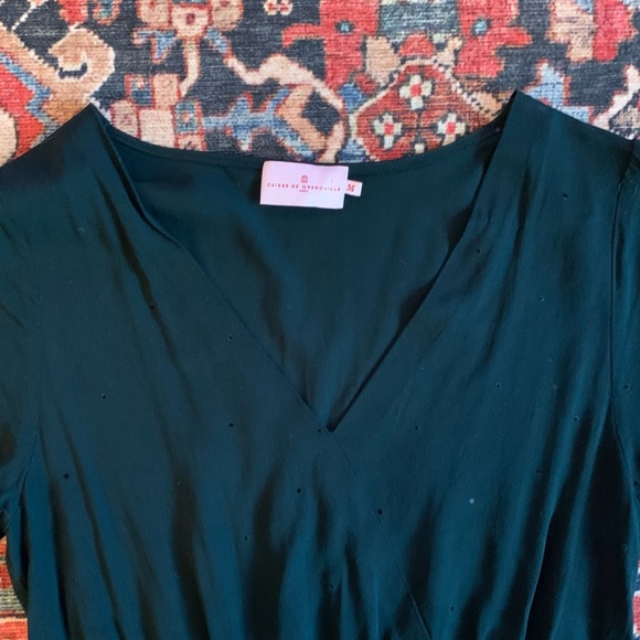 French Brand Cuisse De Grenouille Blouse and Skirt Set. - Picture 2 of 16